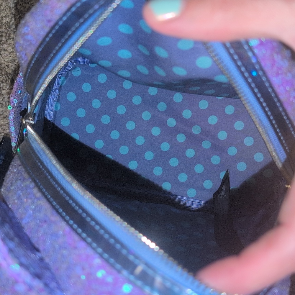 Disney Iridescent Purple Loungefly Backpack - Picture 4 of 16